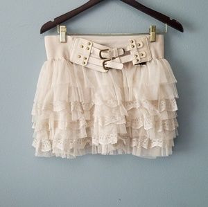 Great ruffled tulle skirt